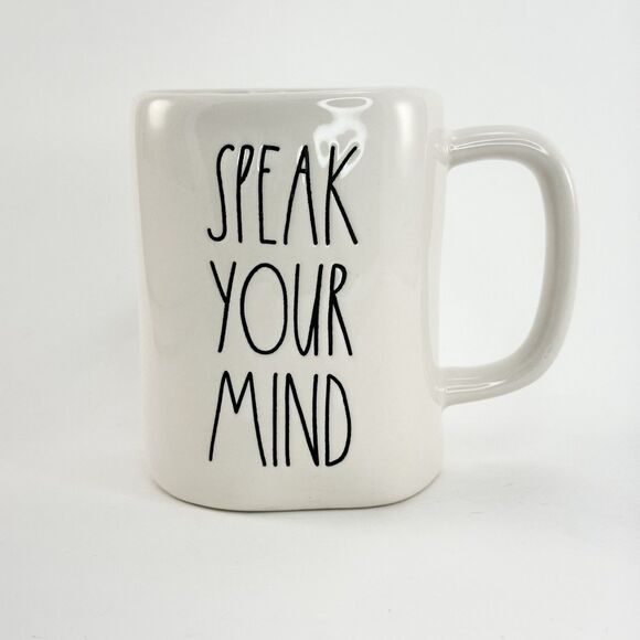 Rae Dunn Other - Rae Dunn "SPEAK YOUR MIND Coffee /Tea Mug Cup By Magenta